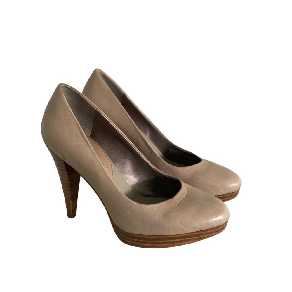Banana Republic Jacky Platform Light Grey Pumps